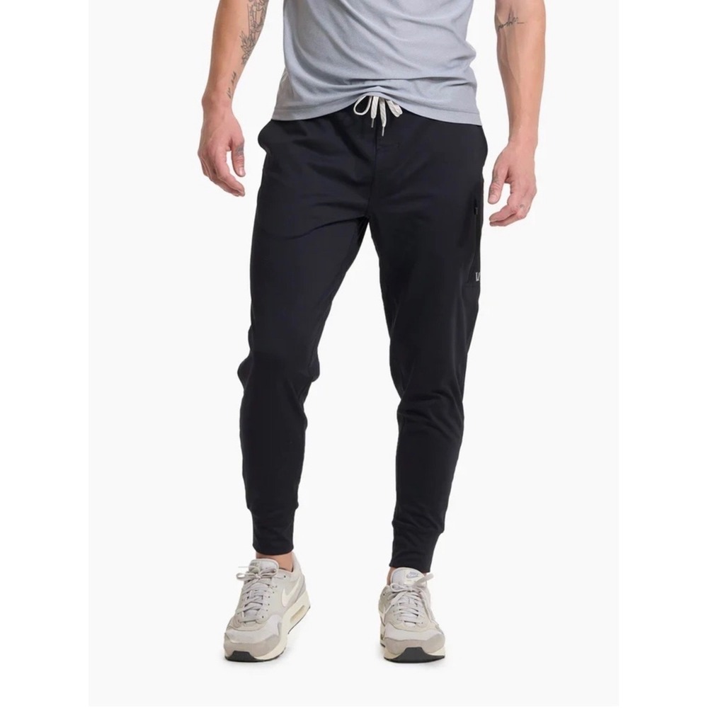 Vuori Sunday Performance Jogger Black Pants Tapered Athletic - XSmall